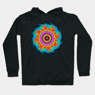 Colorful Fractal high contrast Hoodie